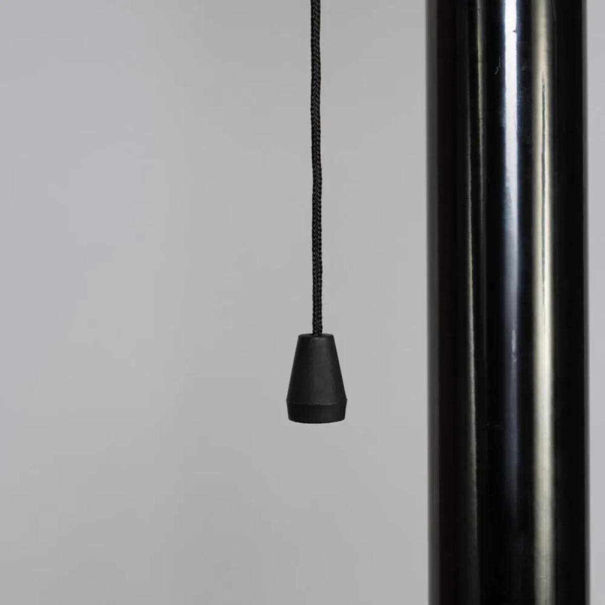1500 Watt Floor Standing Halogen Element Outdoor Heater, Black – image 4