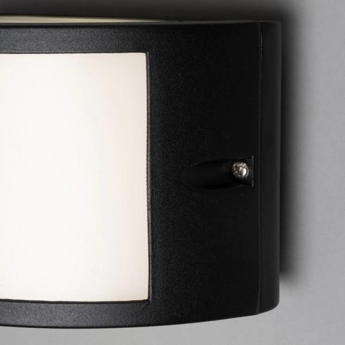 Chase Outdoor Bulkhead Wall Light, Black – image 4