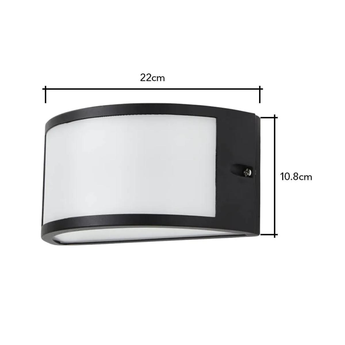 Chase Outdoor Bulkhead Wall Light, Black – image 5