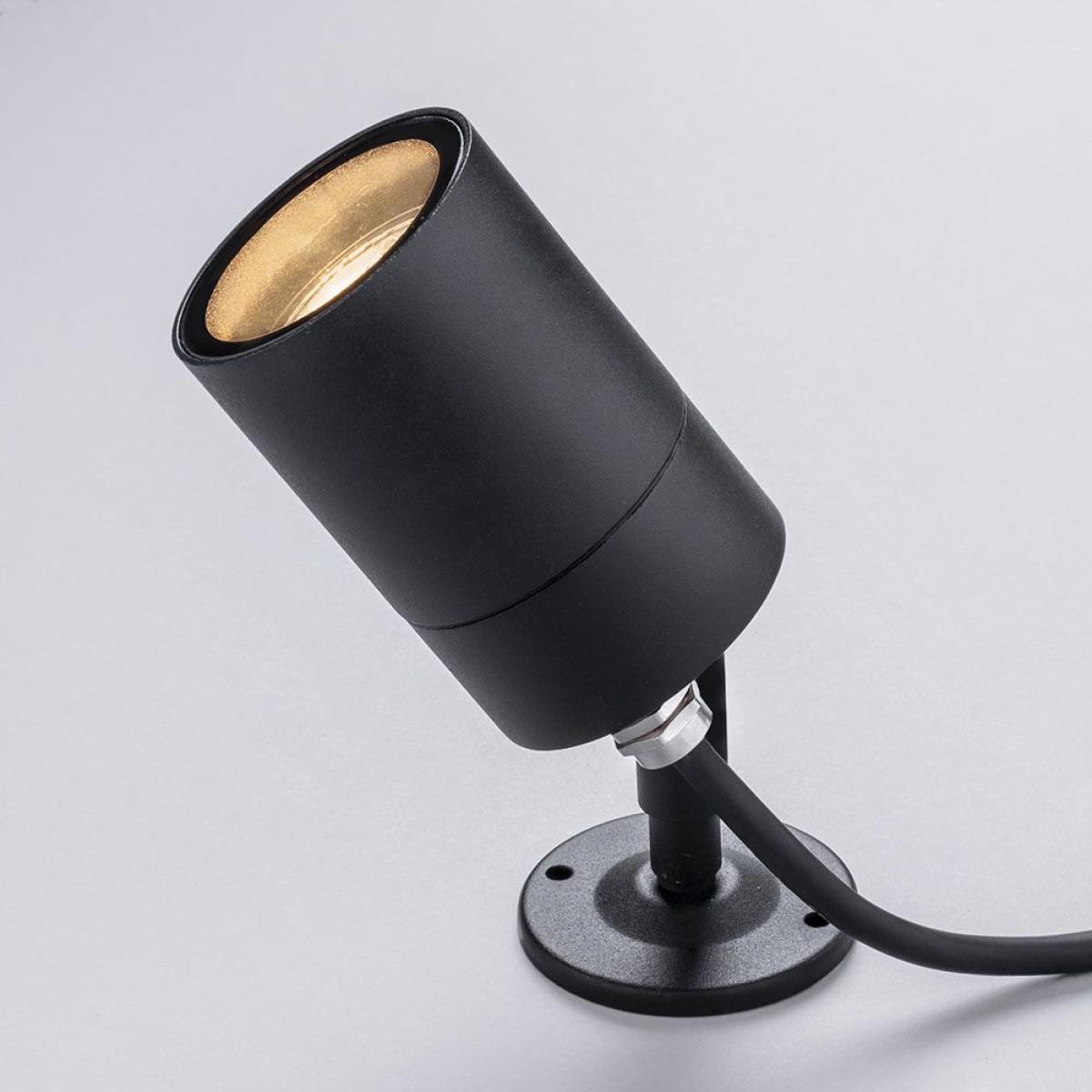 Jared 1 Light Outdoor Spike Light, Black – image 3