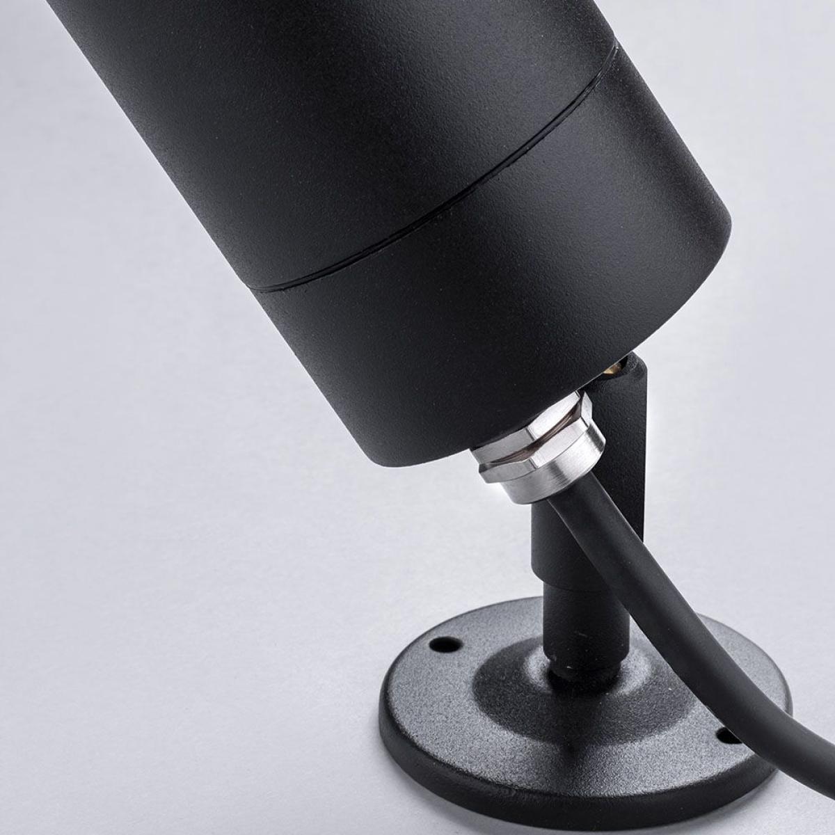 Jared 1 Light Outdoor Spike Light, Black – image 5
