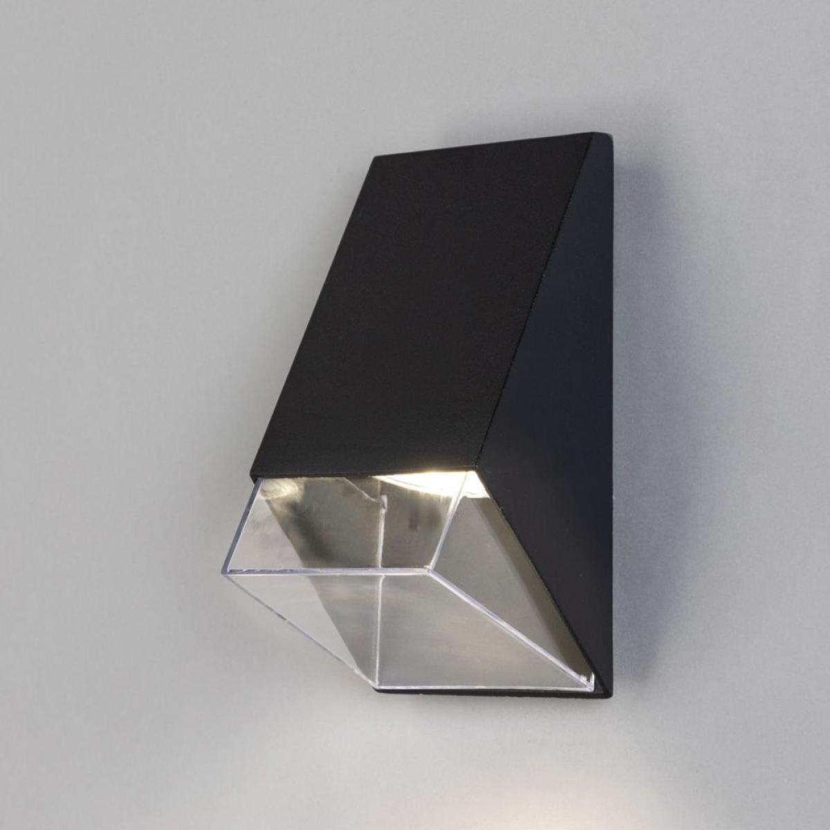 Luca Outdoor Angled Wall Light, Black – image 3