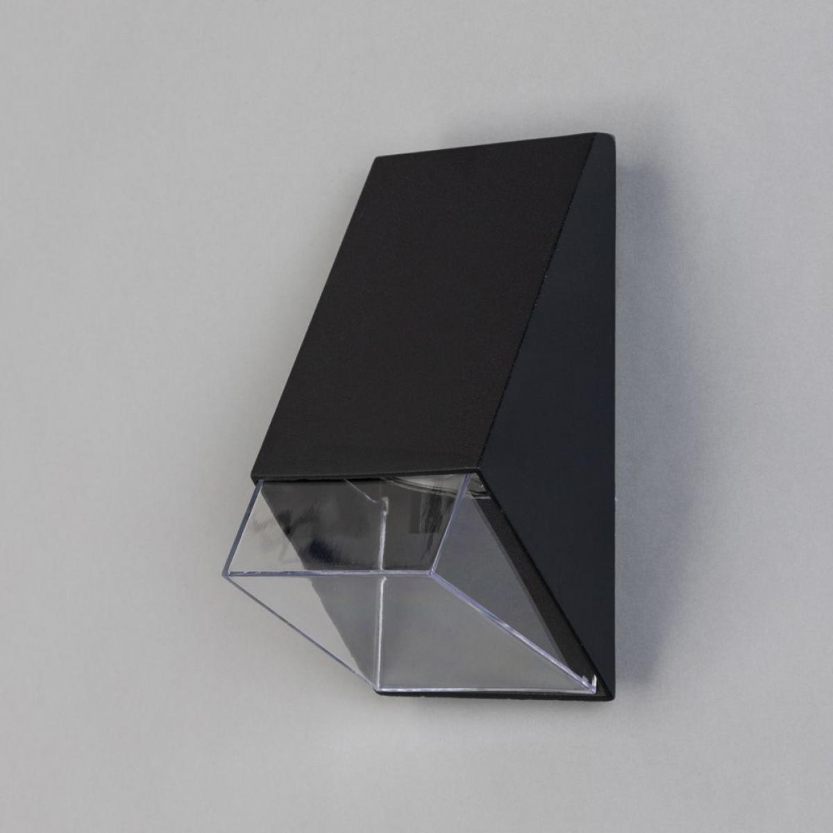 Luca Outdoor Angled Wall Light, Black – image 4