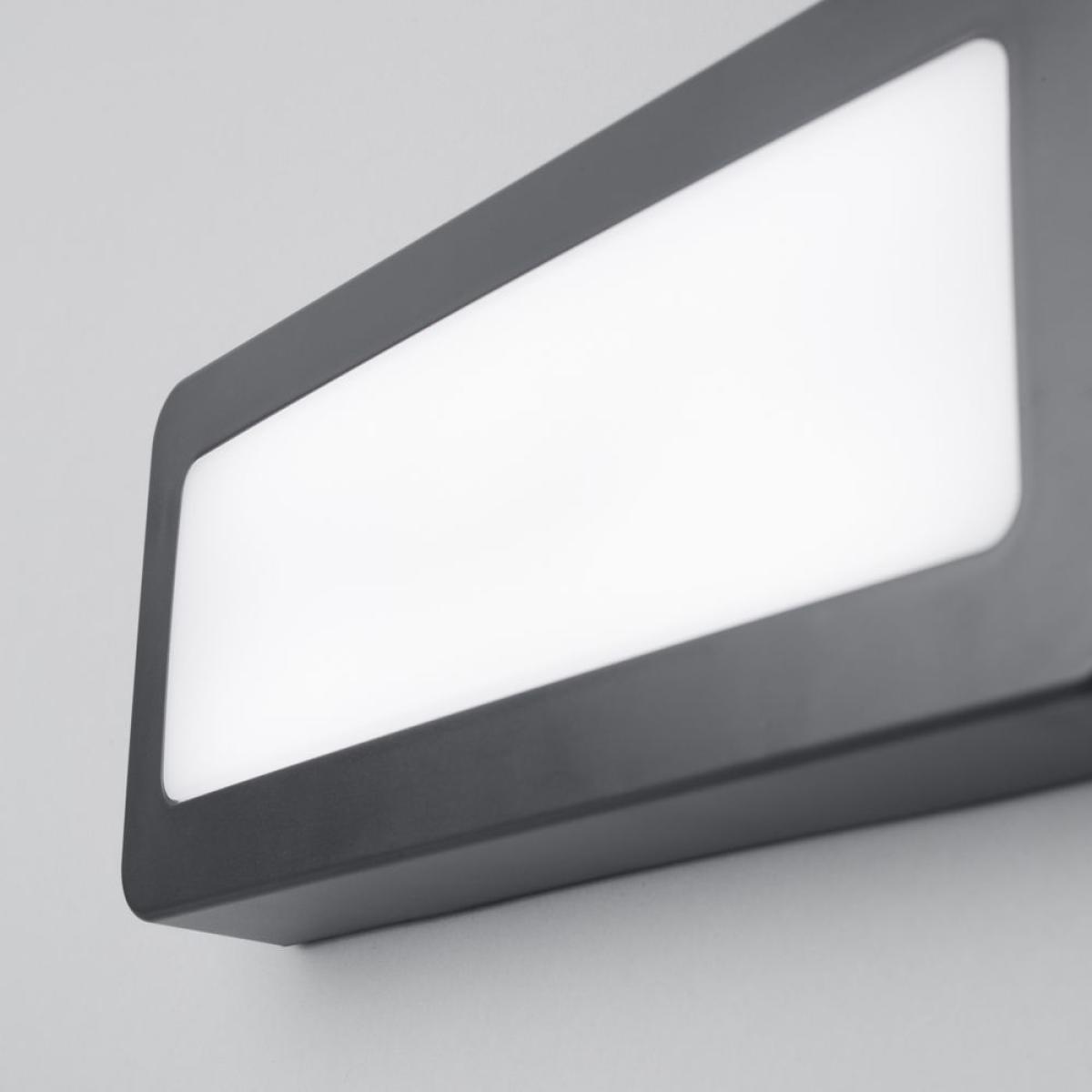 Wren 5 Watt LED Opal Surface Brick Wall Light, Anthracite – image 5