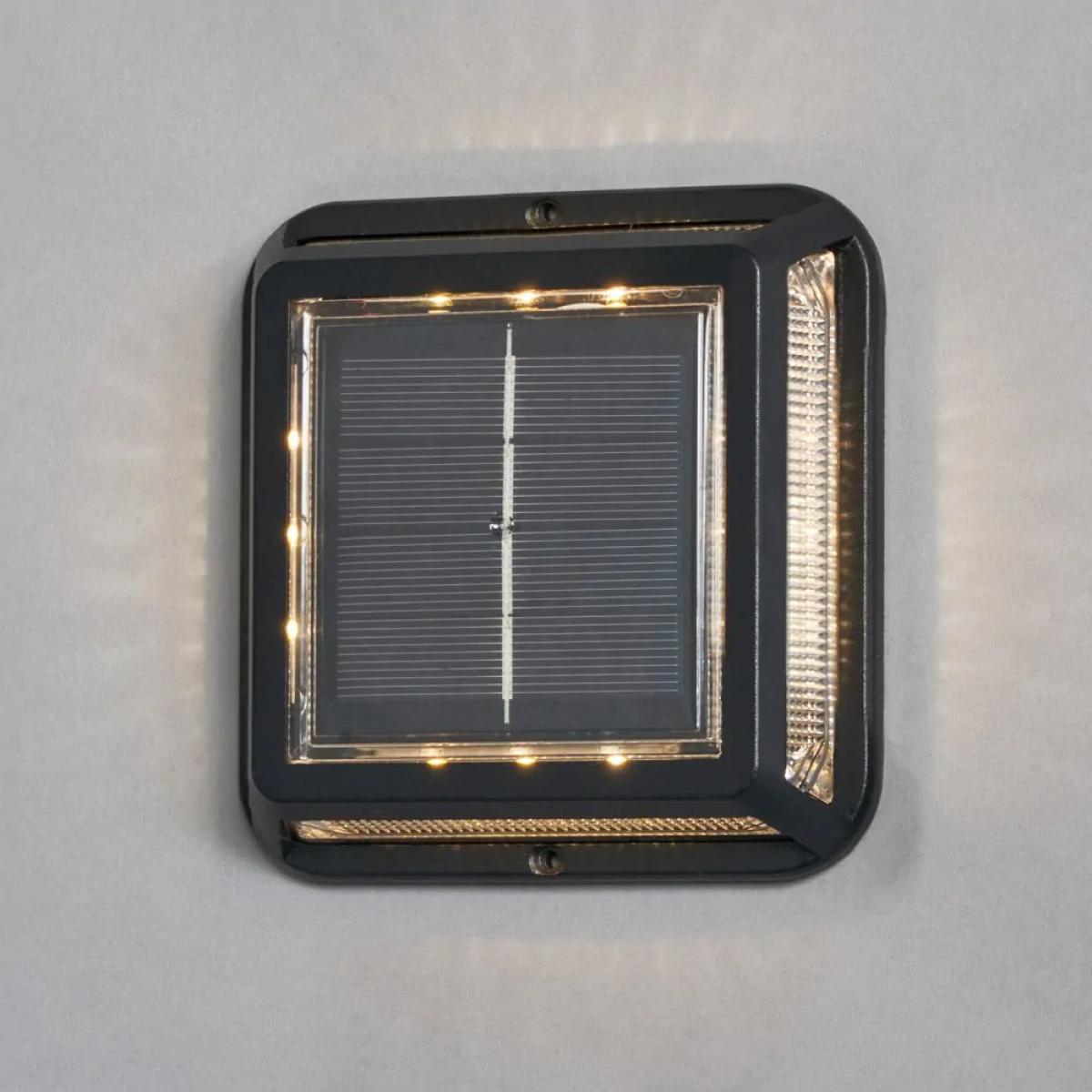 Caelum LED Outdoor Solar Ground Spike Light, Black – image 3