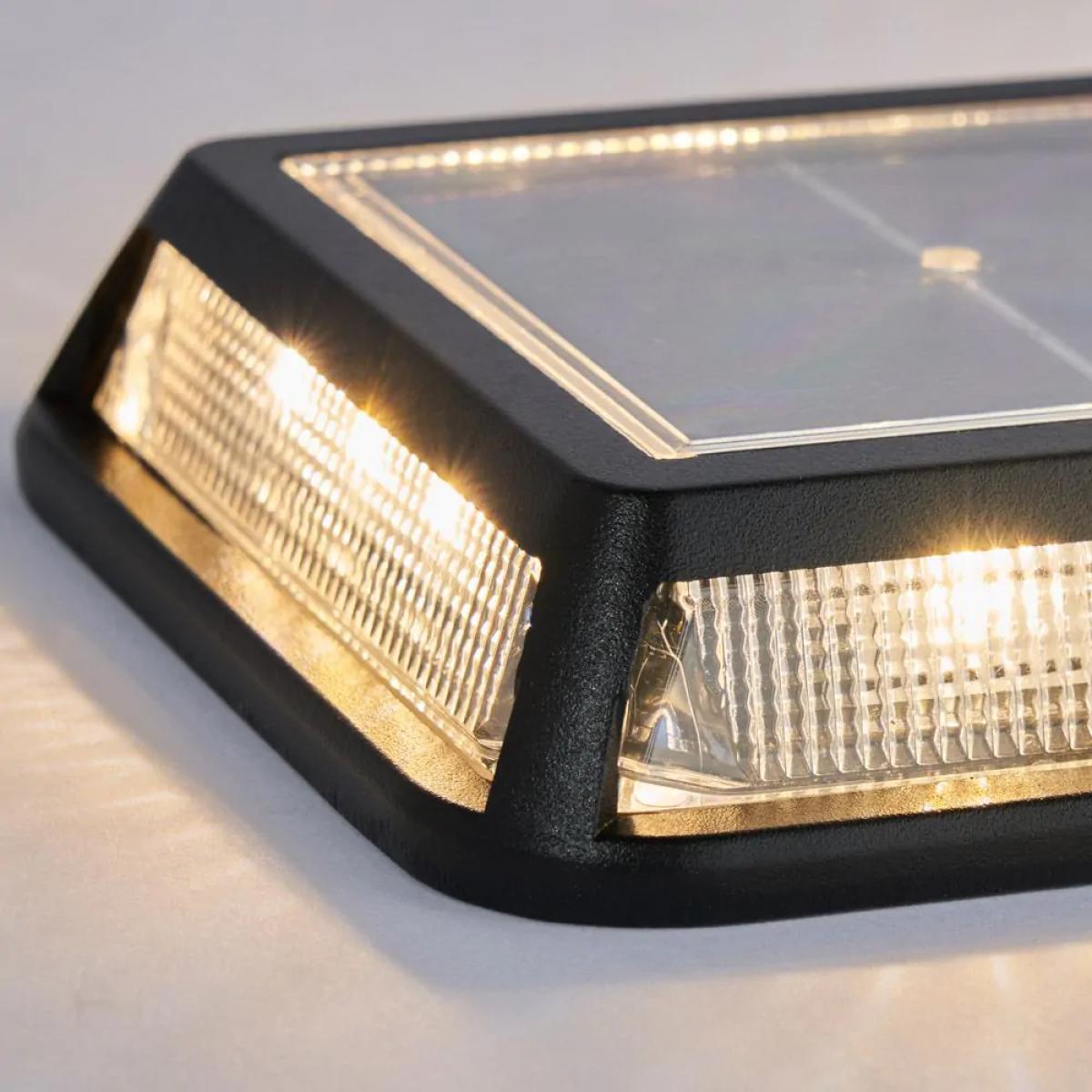 Caelum LED Outdoor Solar Ground Spike Light, Black – image 5