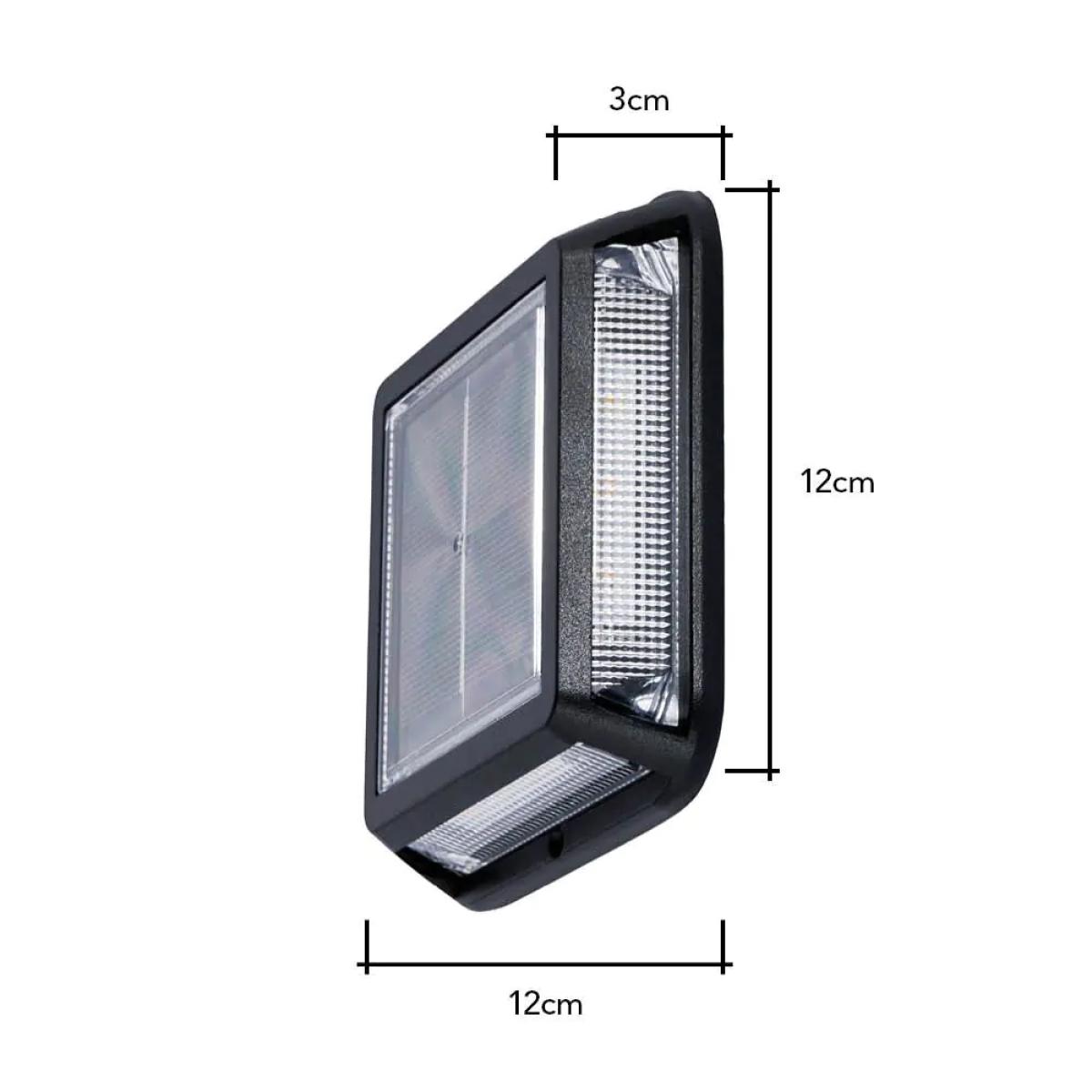 Caelum LED Outdoor Solar Ground Spike Light, Black – image 6