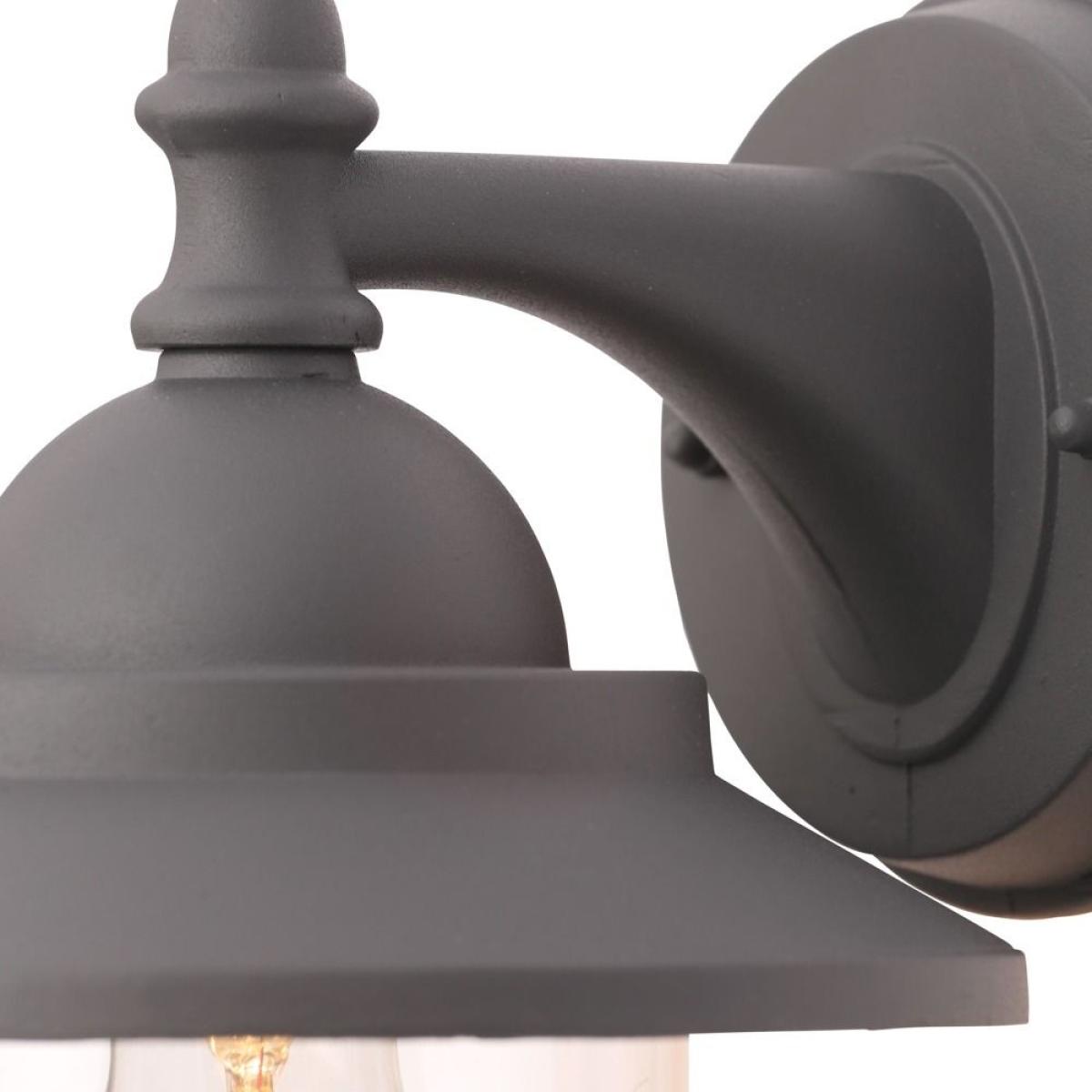 Trent Outdoor Fisherman Style Lantern Wall Light, Anthracite – image 5