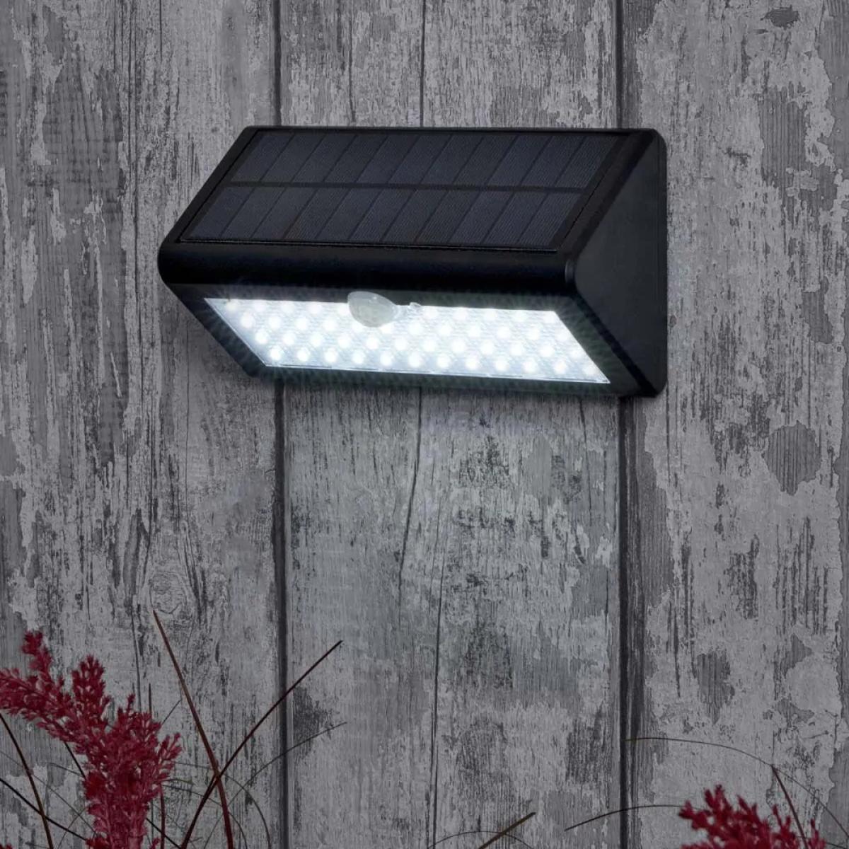 Sabik LED Outdoor Solar Up or Down Wall Light with PIR, Anthracite – image 2