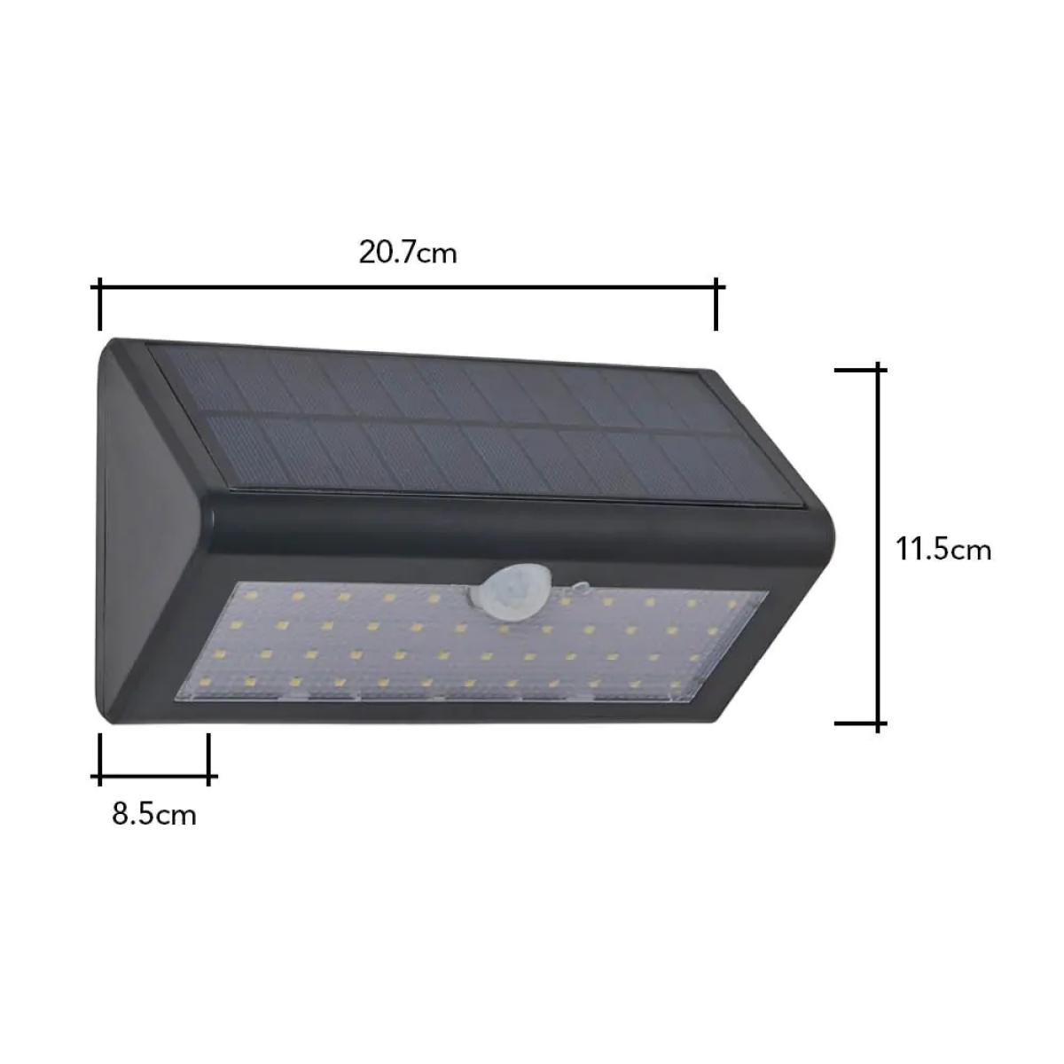 Sabik LED Outdoor Solar Up or Down Wall Light with PIR, Anthracite – image 6