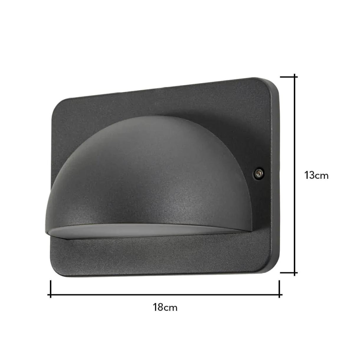 Jude Outdoor LED Wall Light, Anthracite – image 5