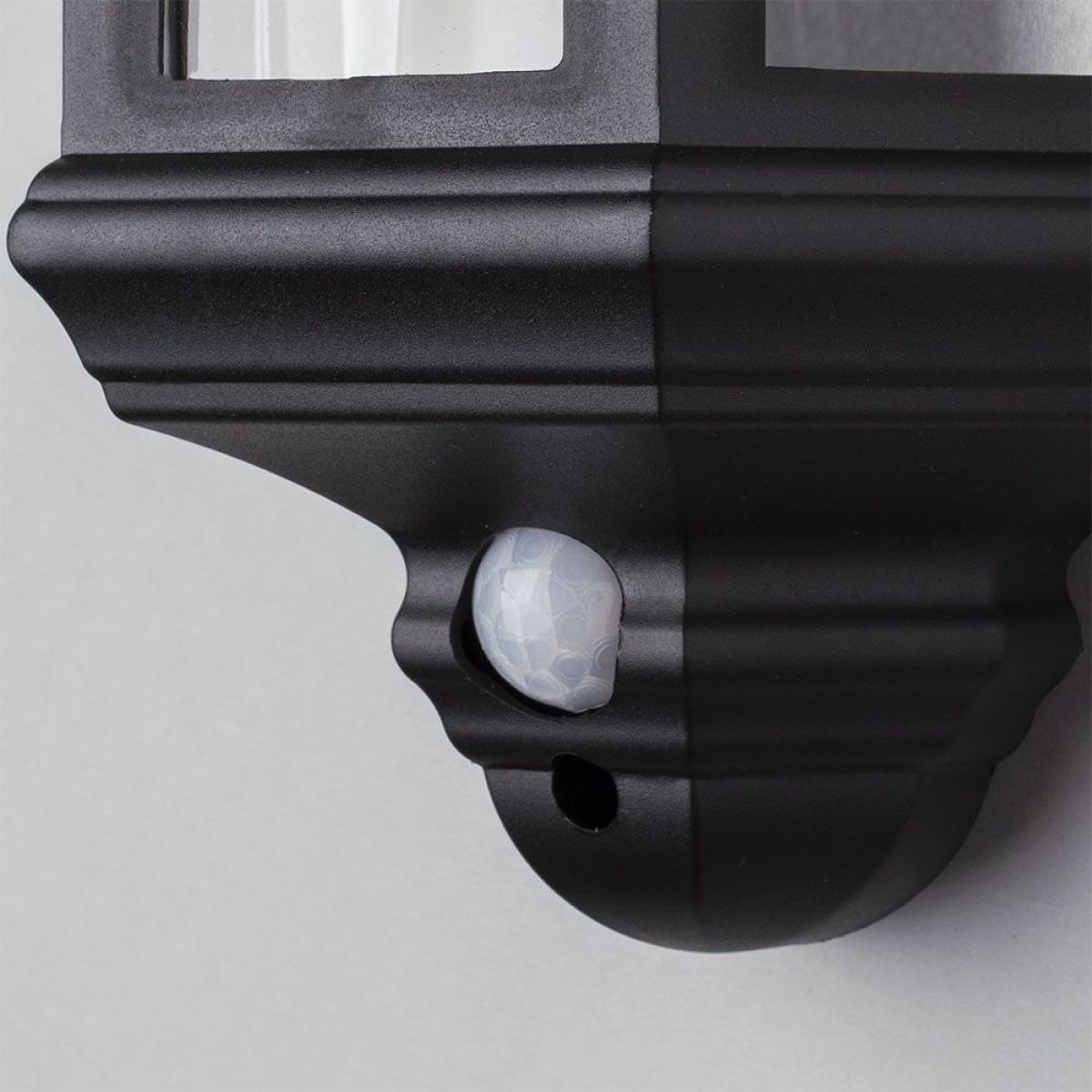 Hunda Outdoor Half Wall Lantern with PIR Sensor, Black – image 5