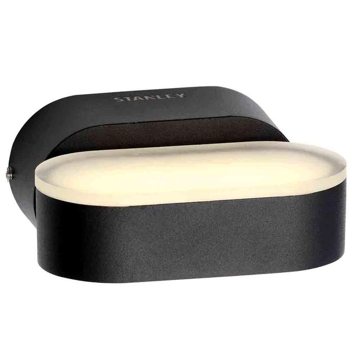 Stanley Medway Outdoor LED Swivel Wall Light, Black – image 2