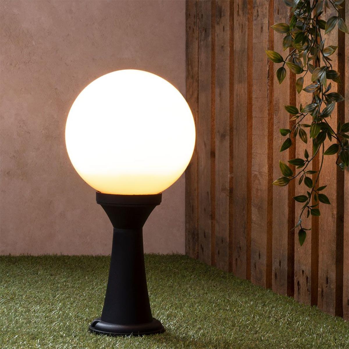 Westray Outdoor Globe Post Light, Black – image 2