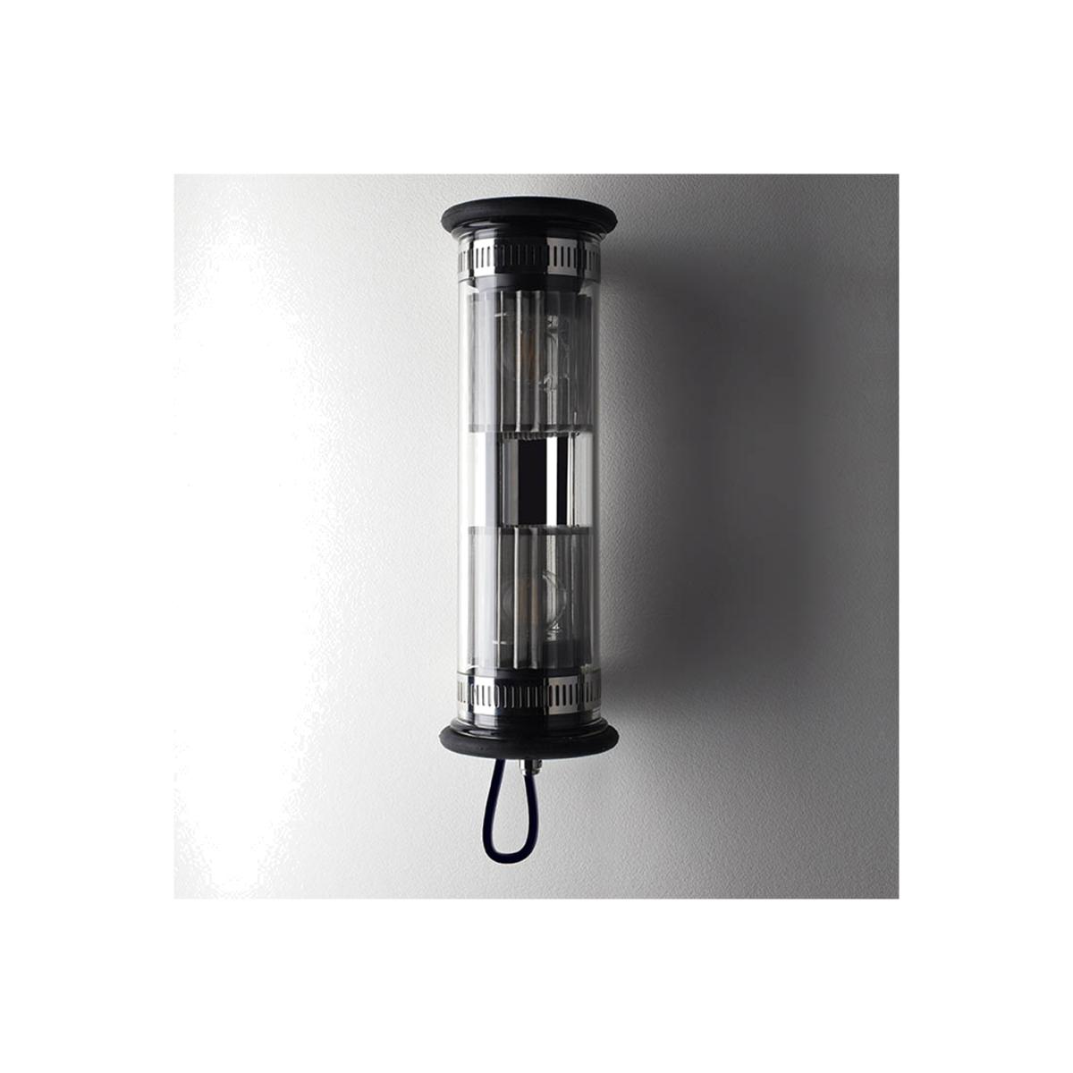 In The Tube 100-350 Outdoor Wall Light Silver Reflector Silver Mesh IP64