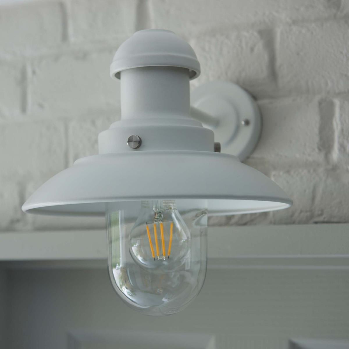 Vogue Preston Outdoor Wall Light Gloss Stone Grey – image 2