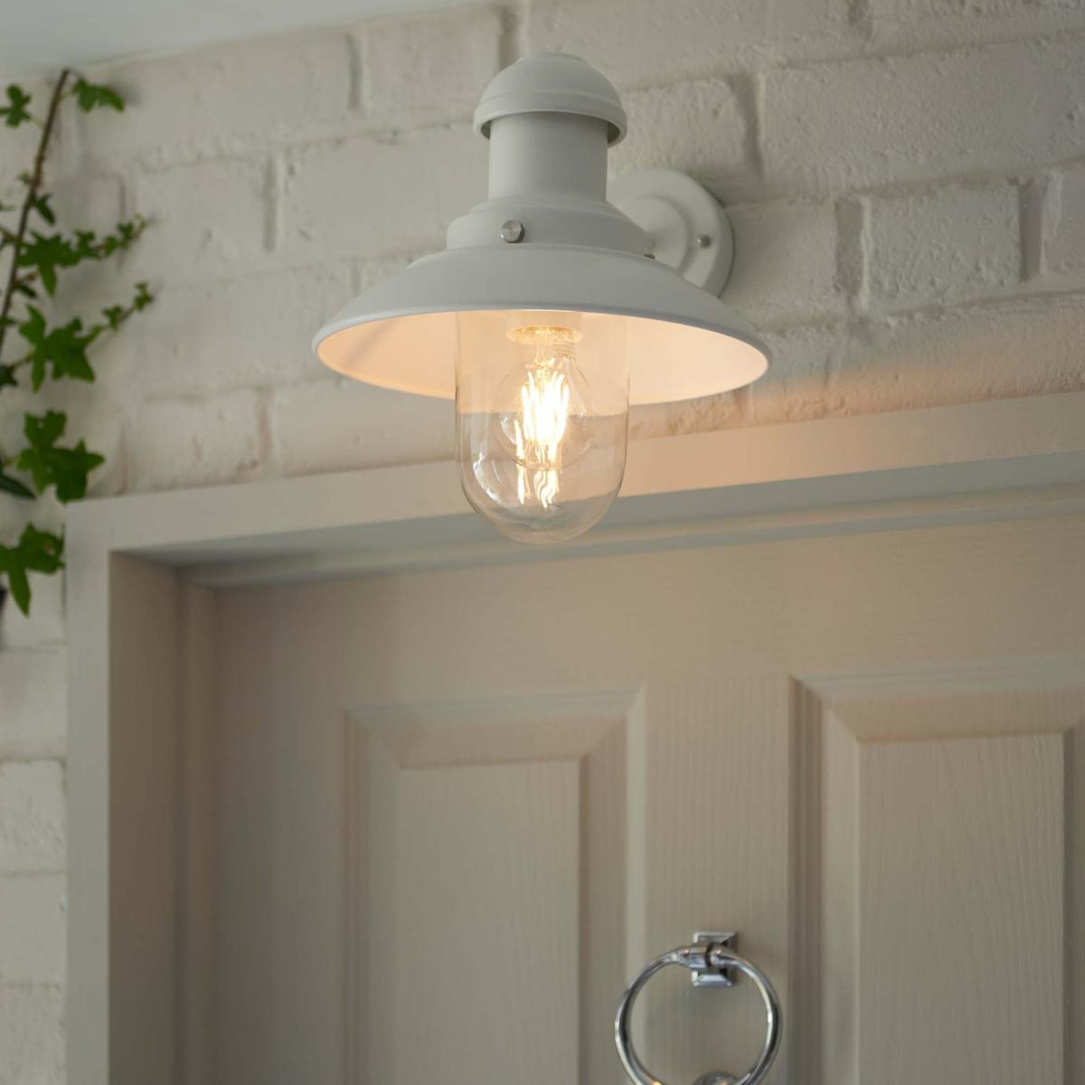 Vogue Preston Outdoor Wall Light Gloss Stone Grey – image 4