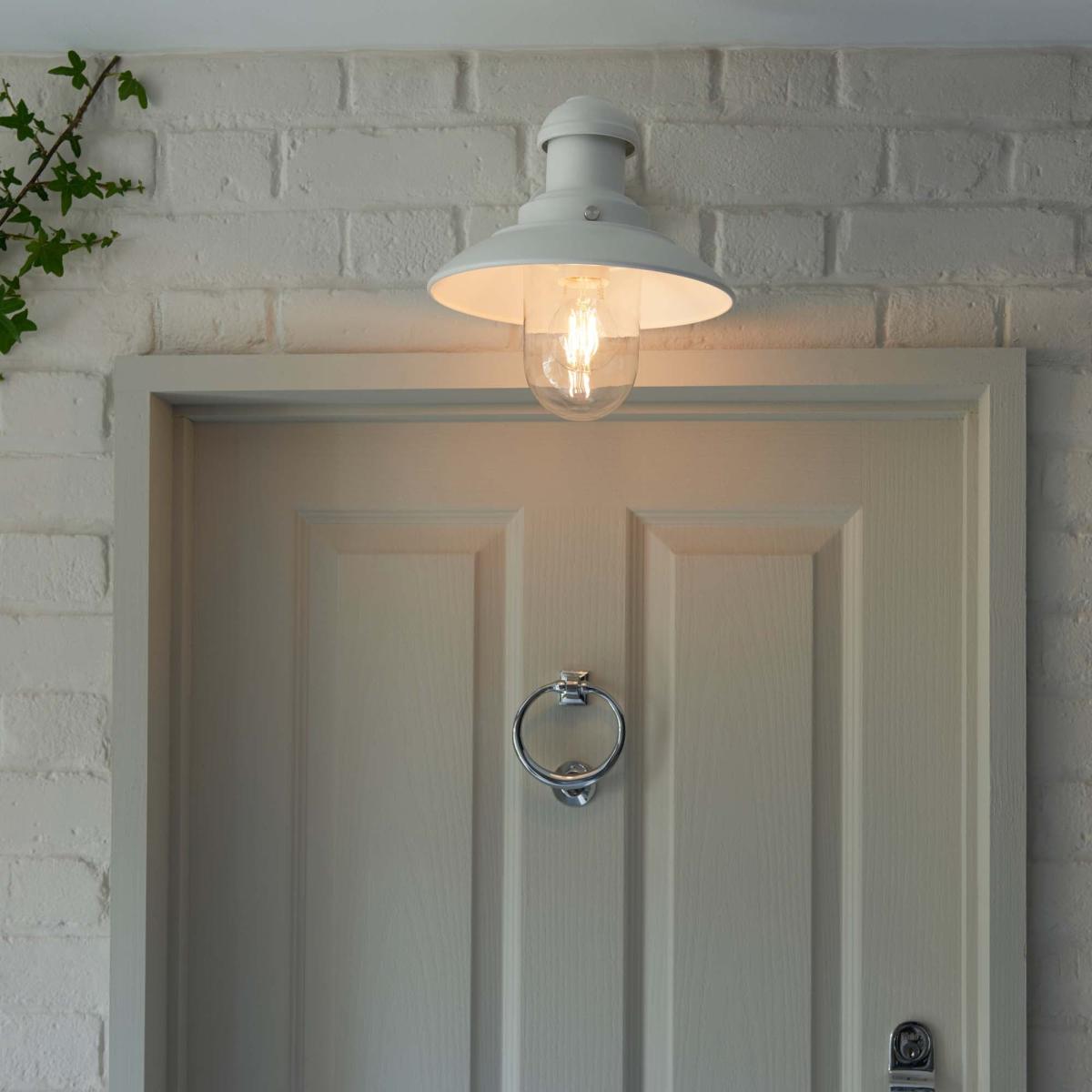 Vogue Preston Outdoor Wall Light Gloss Stone Grey – image 5