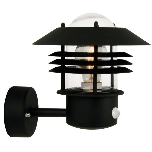 Nordlux Vejers Black Sensor Outdoor Wall Light – image 2
