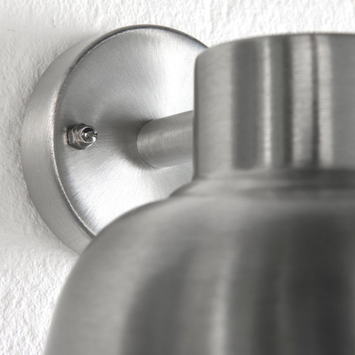 Maxwell Industiral Outdoor Wall Light Silver – image 3
