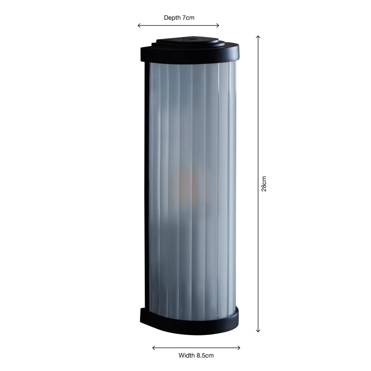 Ripon Outdoor Wall Light Black – image 10