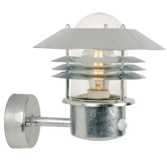 Nordlux Vejers Galvanized Sensor Outdoor Wall Light – image 2