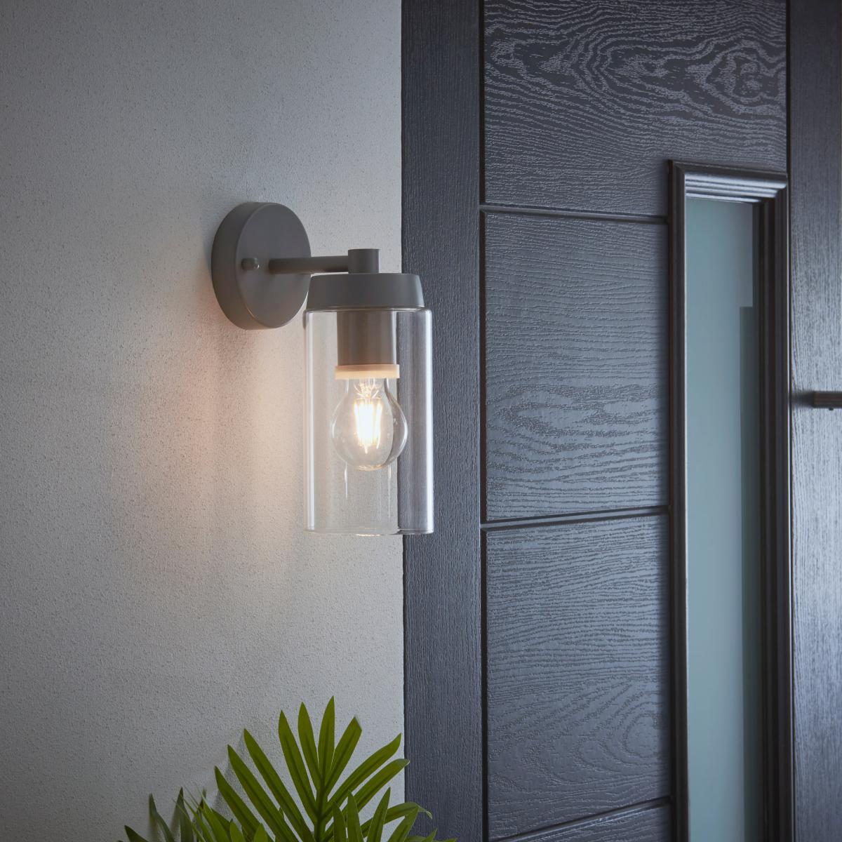 Ellison Matt Grey Outdoor Wall Light Grey – image 3