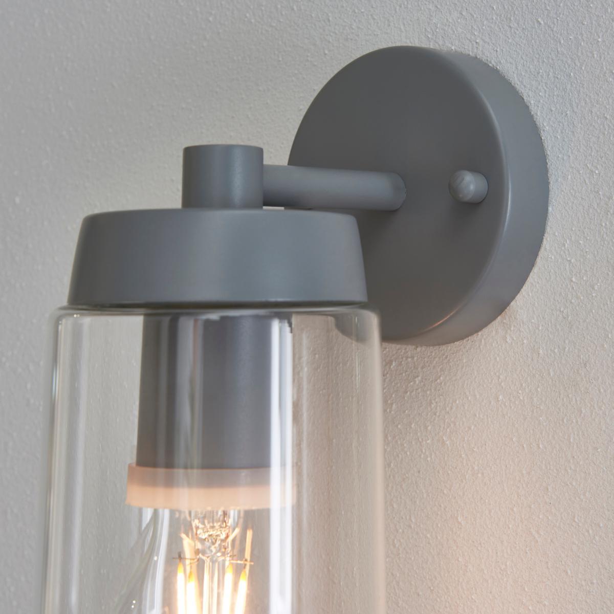 Ellison Matt Grey Outdoor Wall Light Grey – image 5