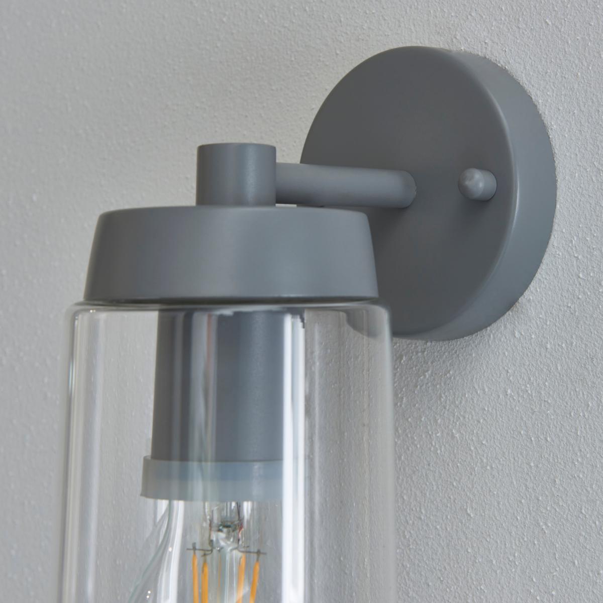 Ellison Matt Grey Outdoor Wall Light Grey – image 6