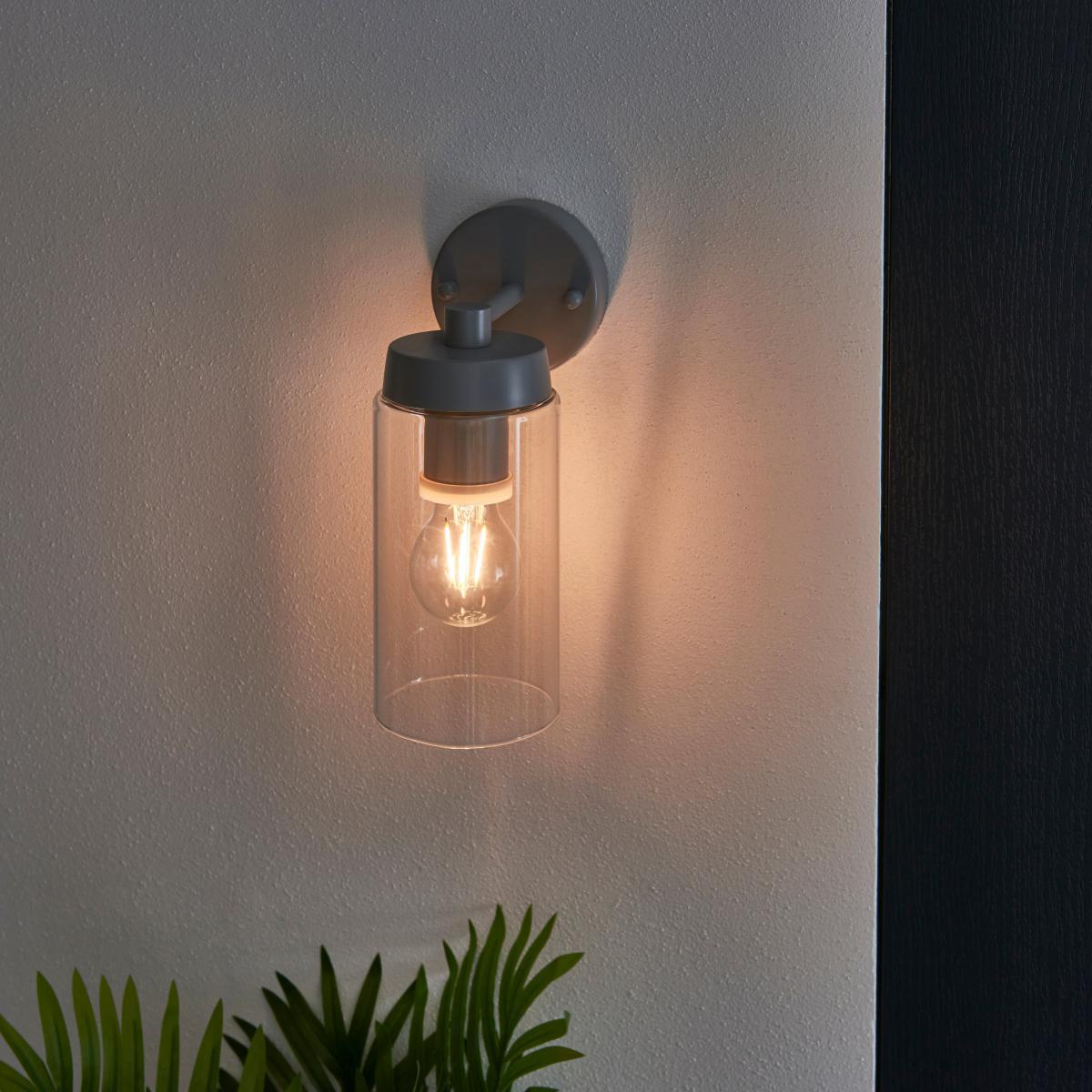 Ellison Matt Grey Outdoor Wall Light Grey – image 7