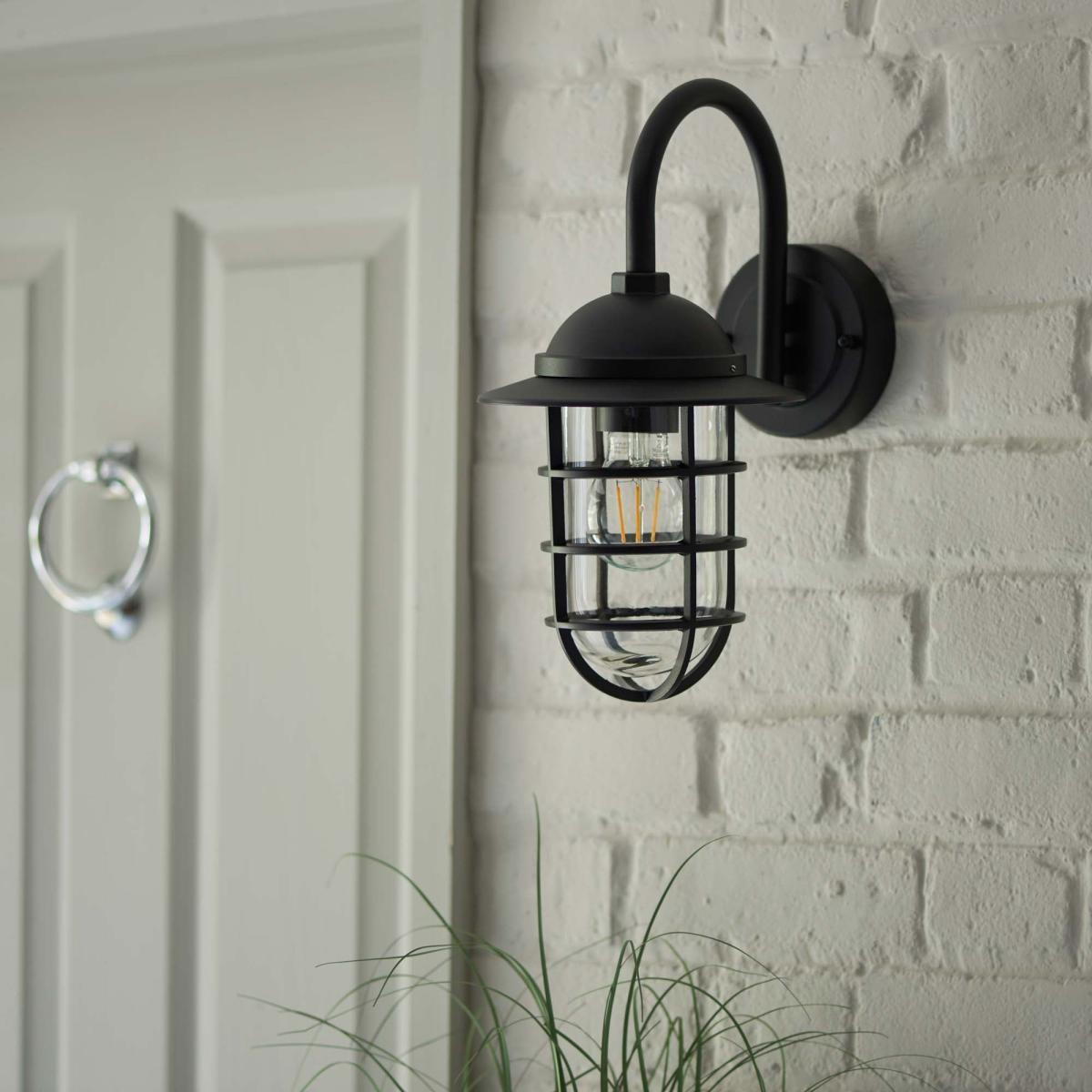 Vogue Felix Outdoor Wall Light Black – image 2