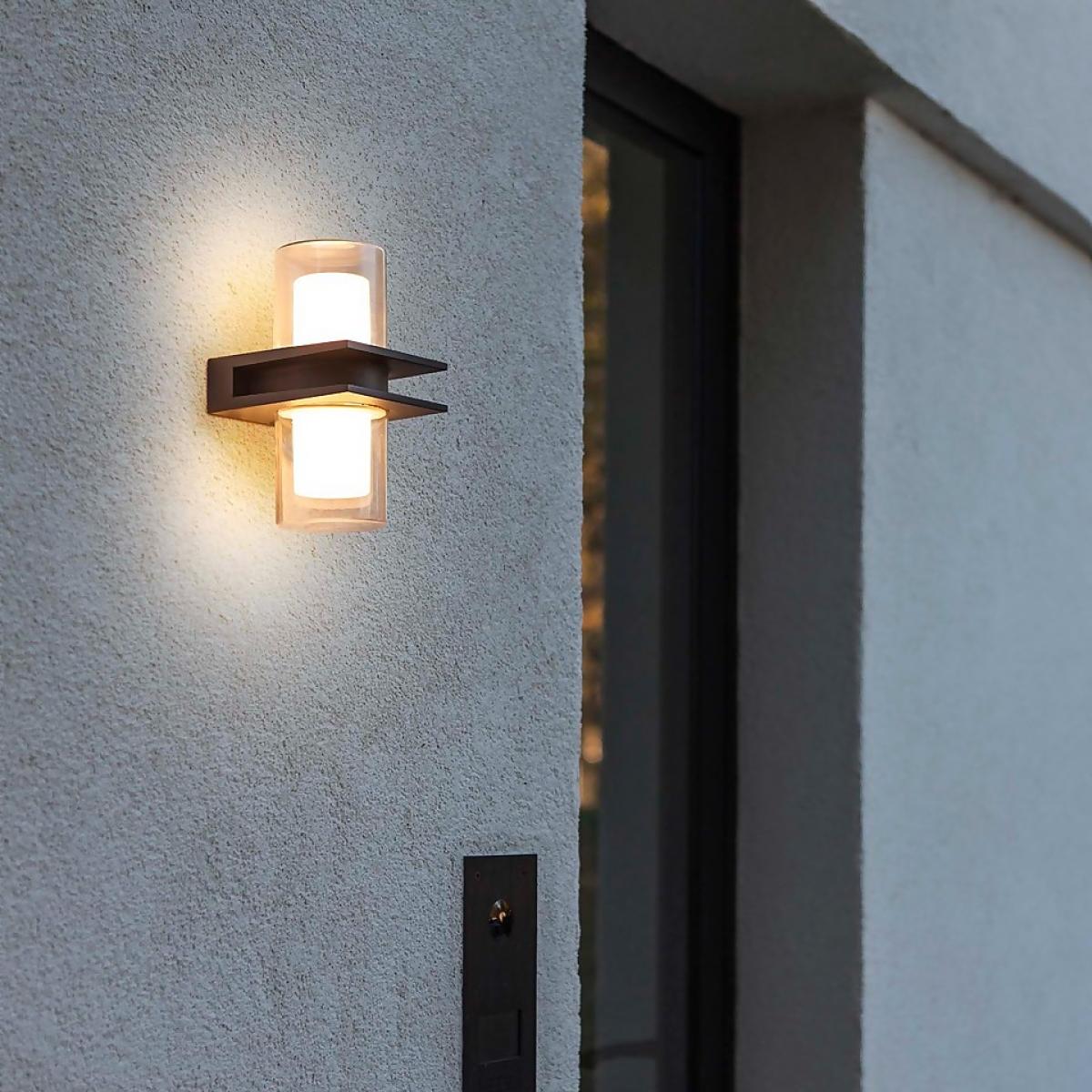 Lutec Tango LED Up & Down Outdoor Wall Light - Anthracite – image 3