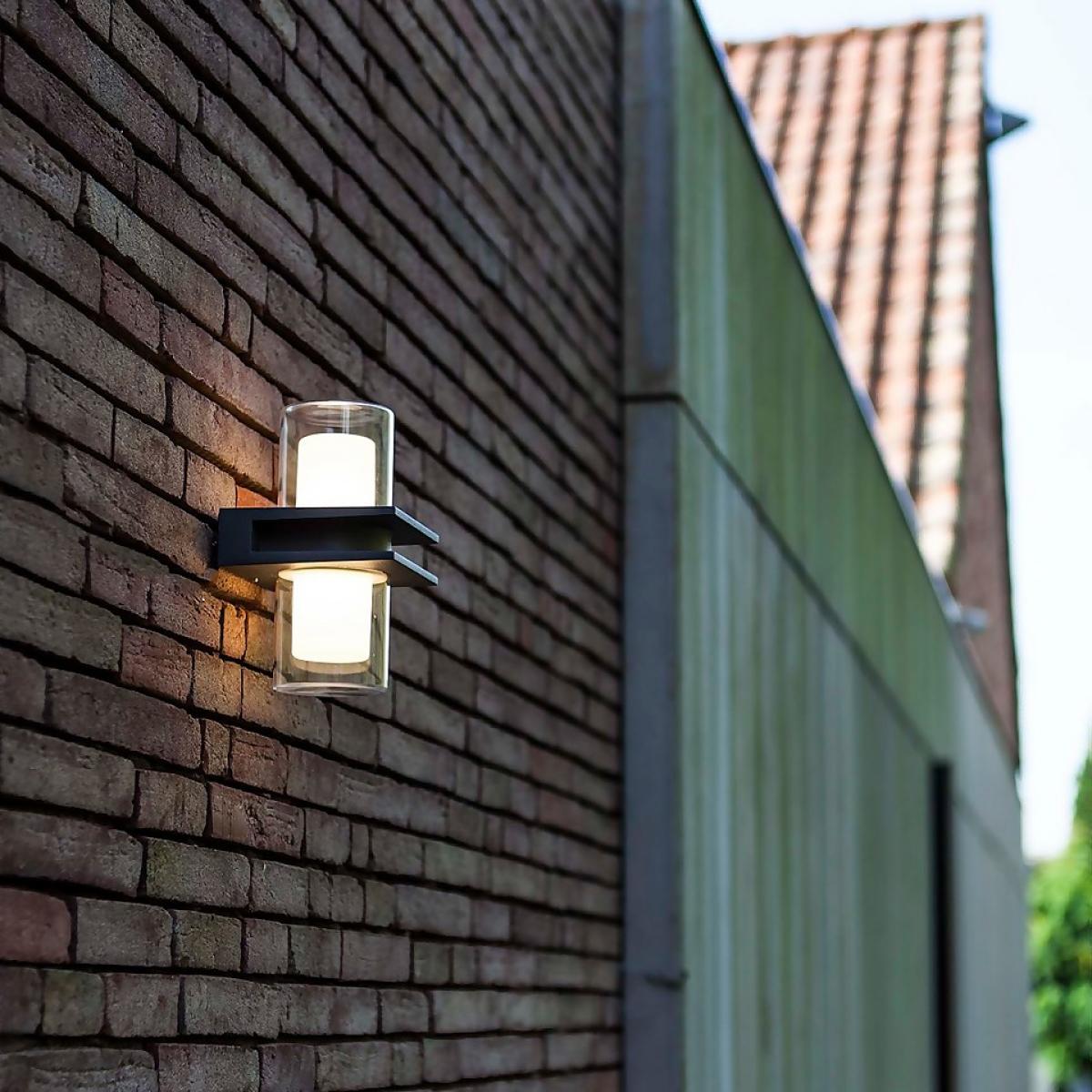 Lutec Tango LED Up & Down Outdoor Wall Light - Anthracite – image 4