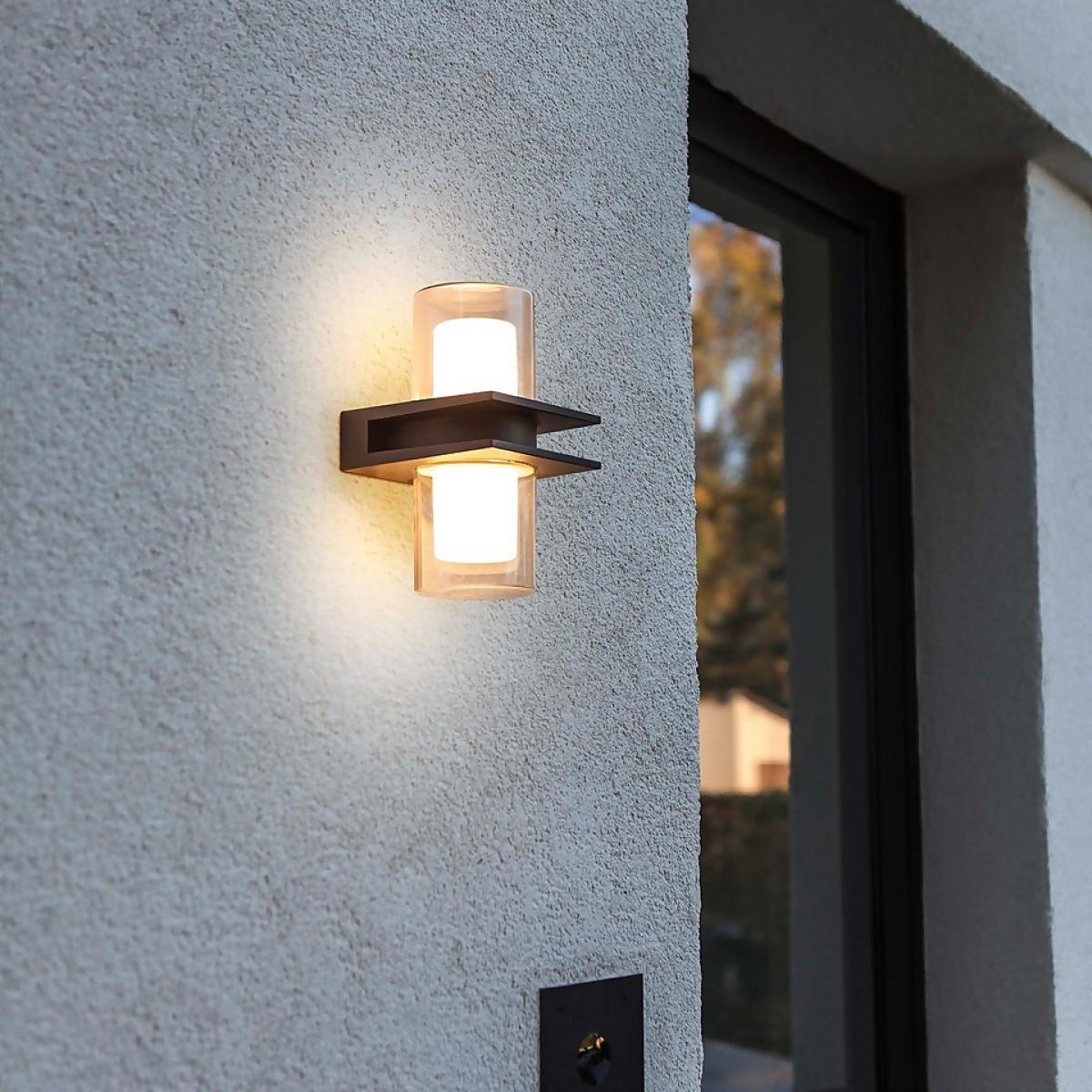 Lutec Tango LED Up & Down Outdoor Wall Light - Anthracite – image 7