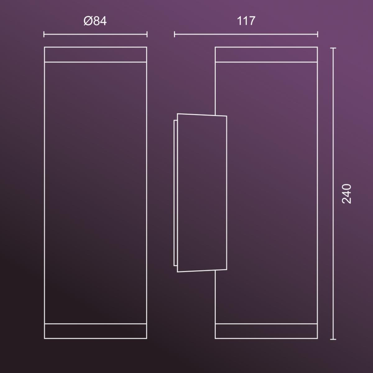 Philips Hue Appear Colour Ambiance Smart LED Outdoor Wall Light - 2 Pack – image 11
