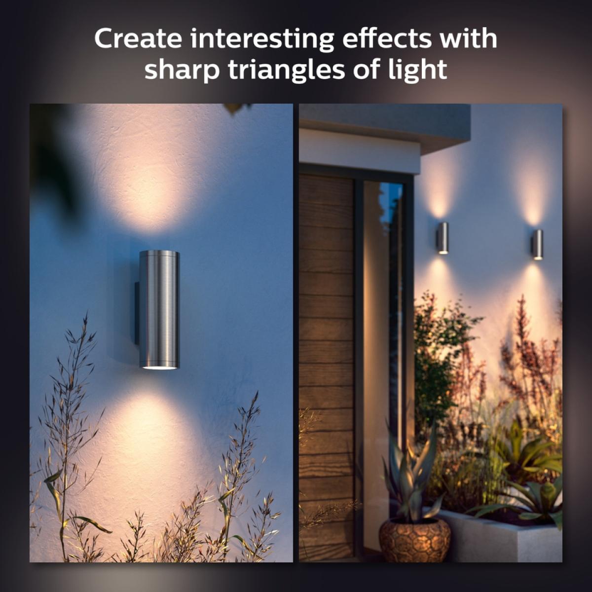 Philips Hue Appear Colour Ambiance Smart LED Outdoor Wall Light - 2 Pack – image 3