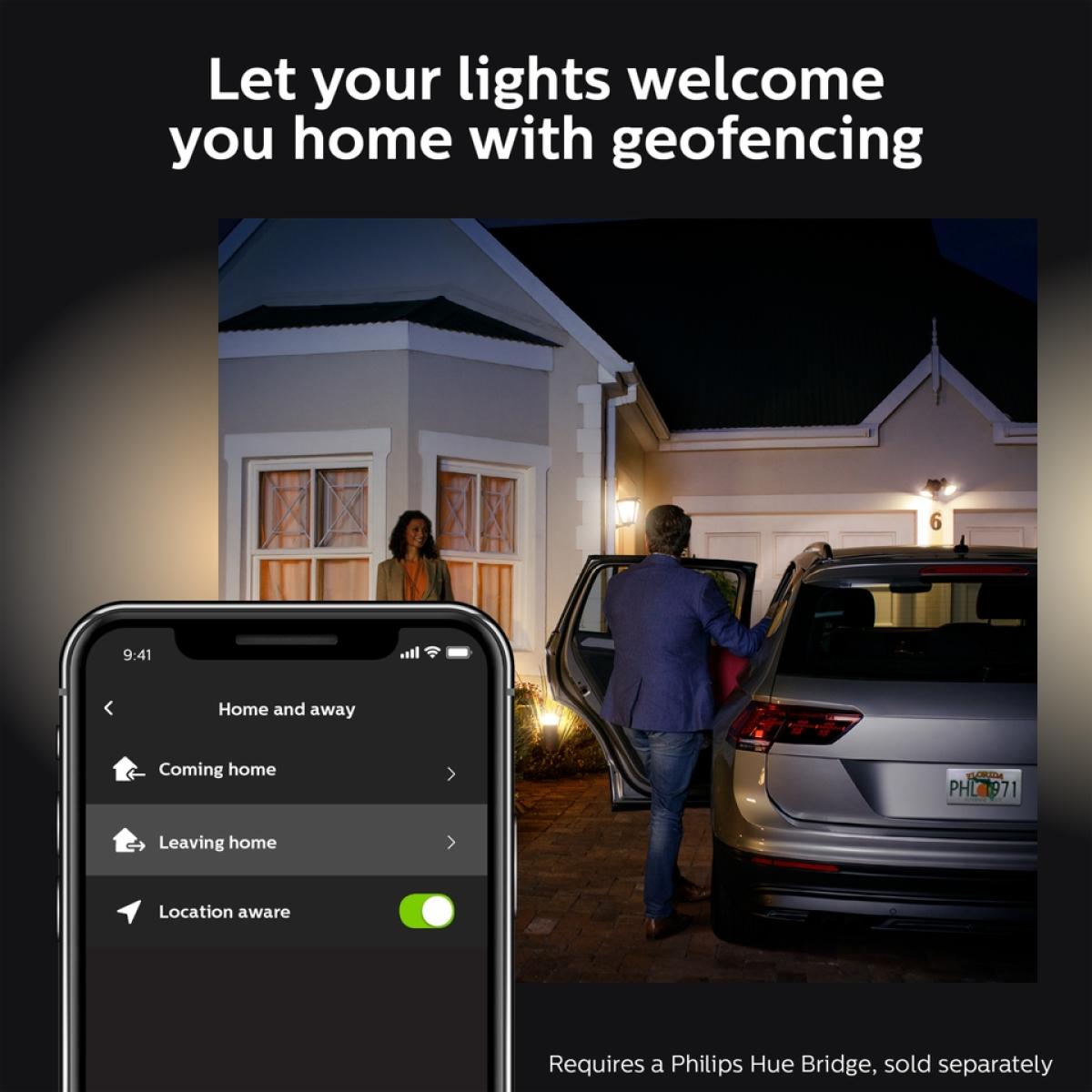 Philips Hue Appear Colour Ambiance Smart LED Outdoor Wall Light - 2 Pack – image 7