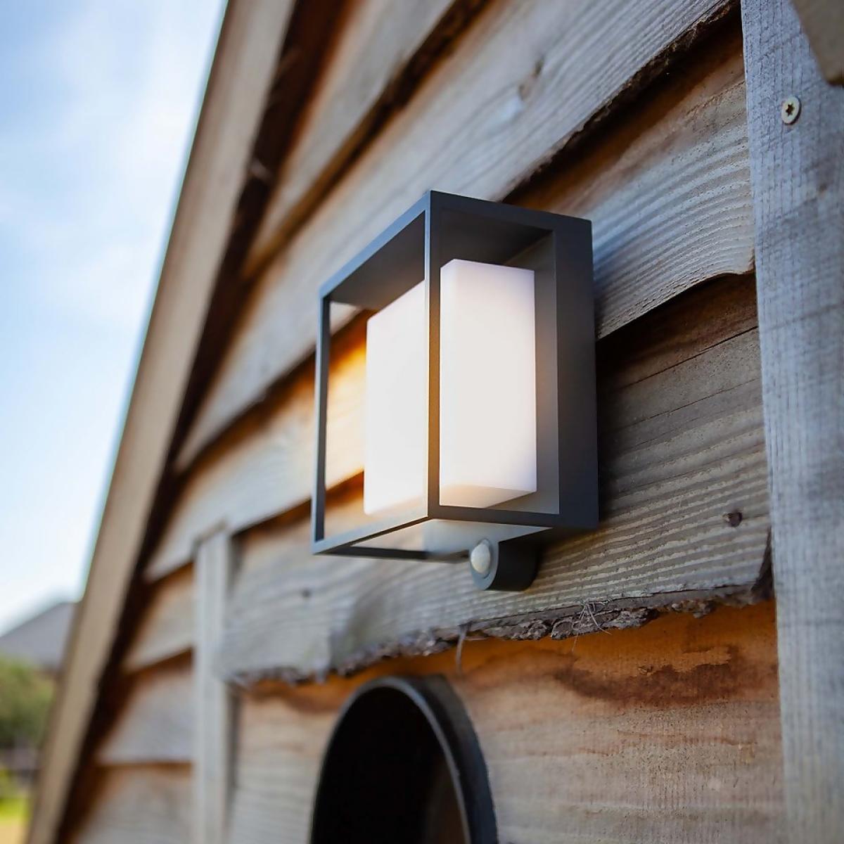 Lutec Curtis Solar LED Outdoor Wall Light with PIR Motion Sensor – image 3