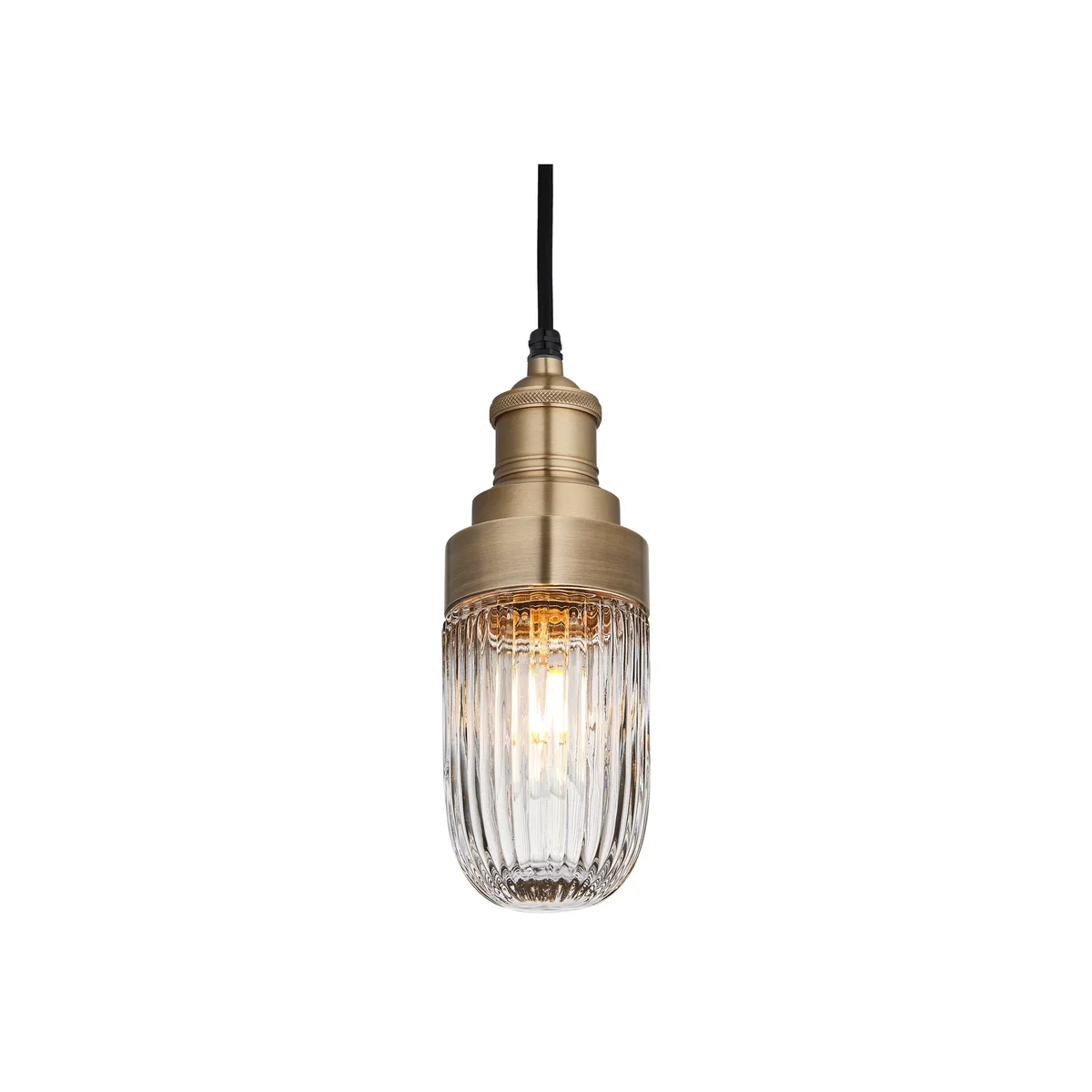 Brooklyn Outdoor & Bathroom Ribbed Tube Pendant