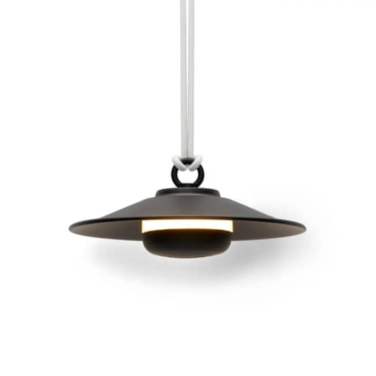 Chap-O Outdoor wall light metal grey / Wireless lamp - Fatboy – image 3