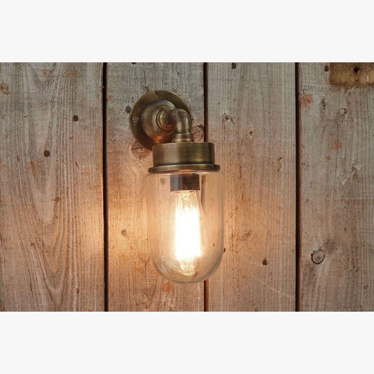 Ngari Outdoor Light - Antique BrassNkukuLIGHTING – image 1