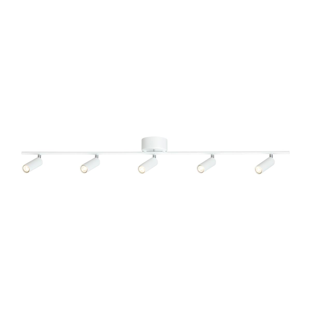 Cato Slim spotlight rail 5 Matt white-LED – image 1