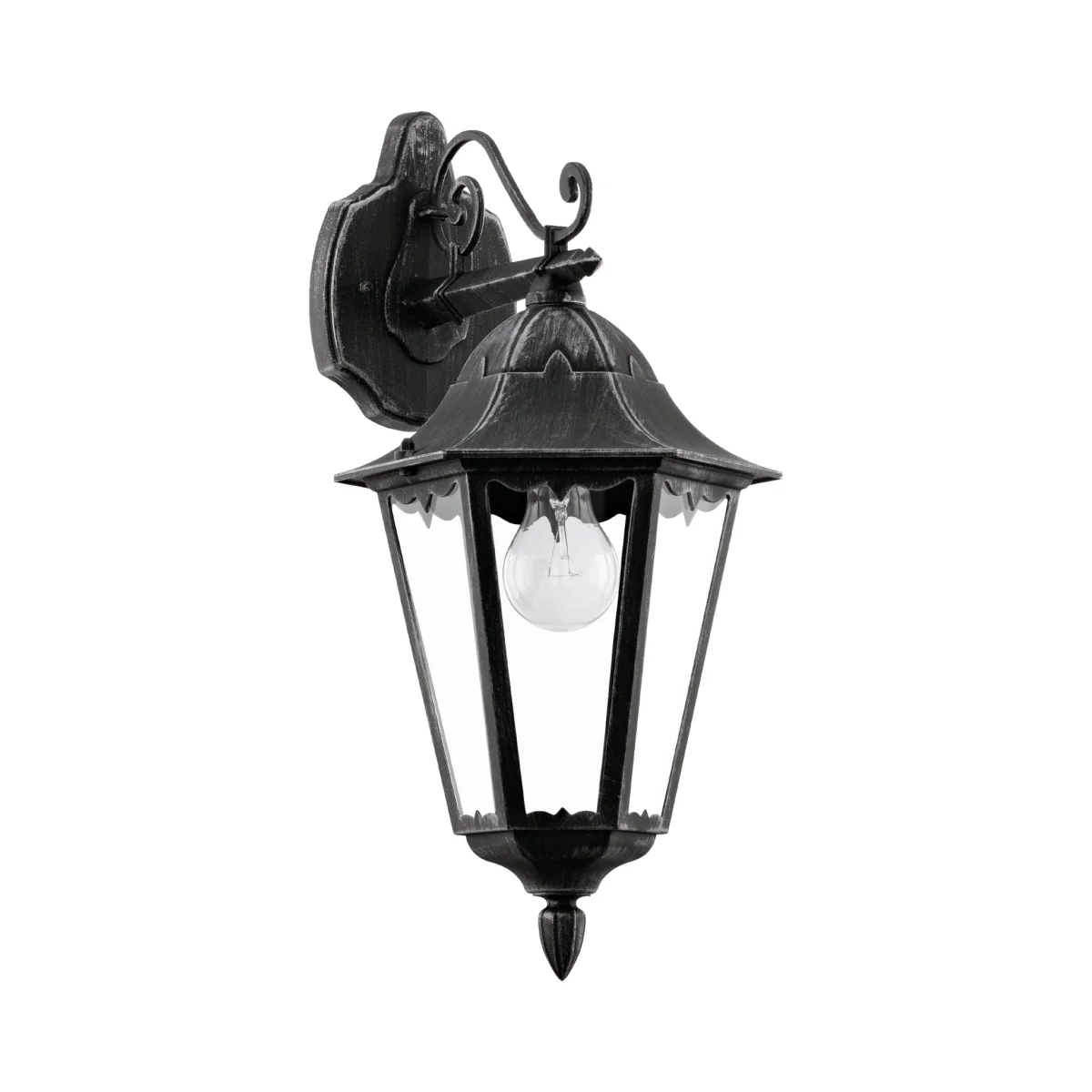 Navedo Black Outdoor Wall Light Downwards – image 3