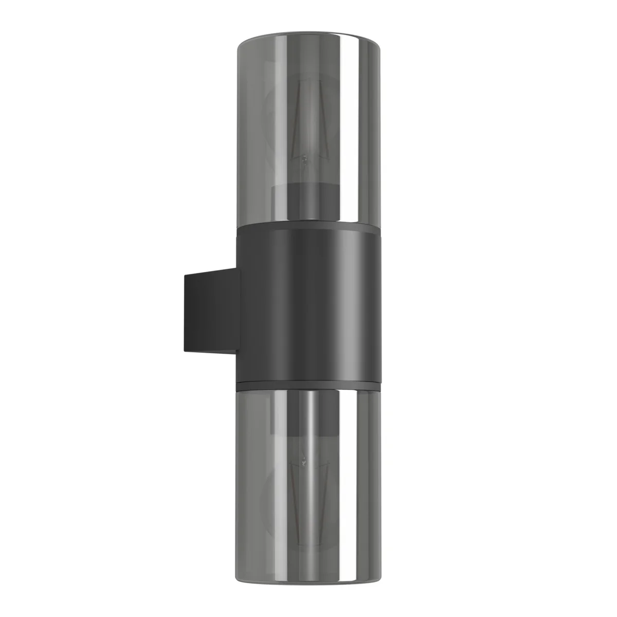 Cropani 2-Light Black Outdoor Wall Light – image 2