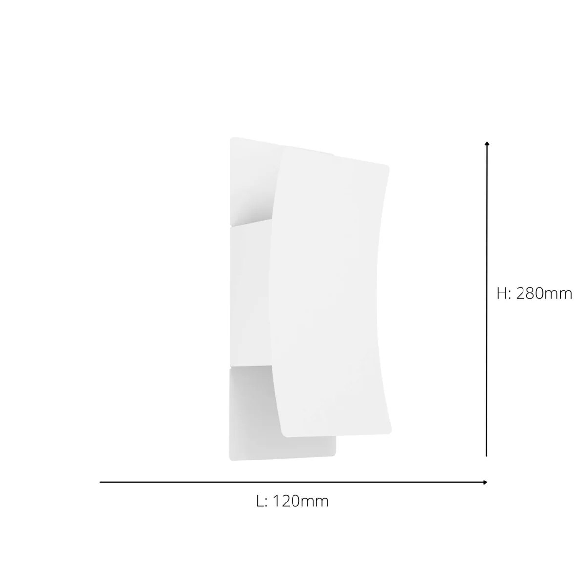 Verdolino 2-Light White LED Outdoor Wall Light – image 3