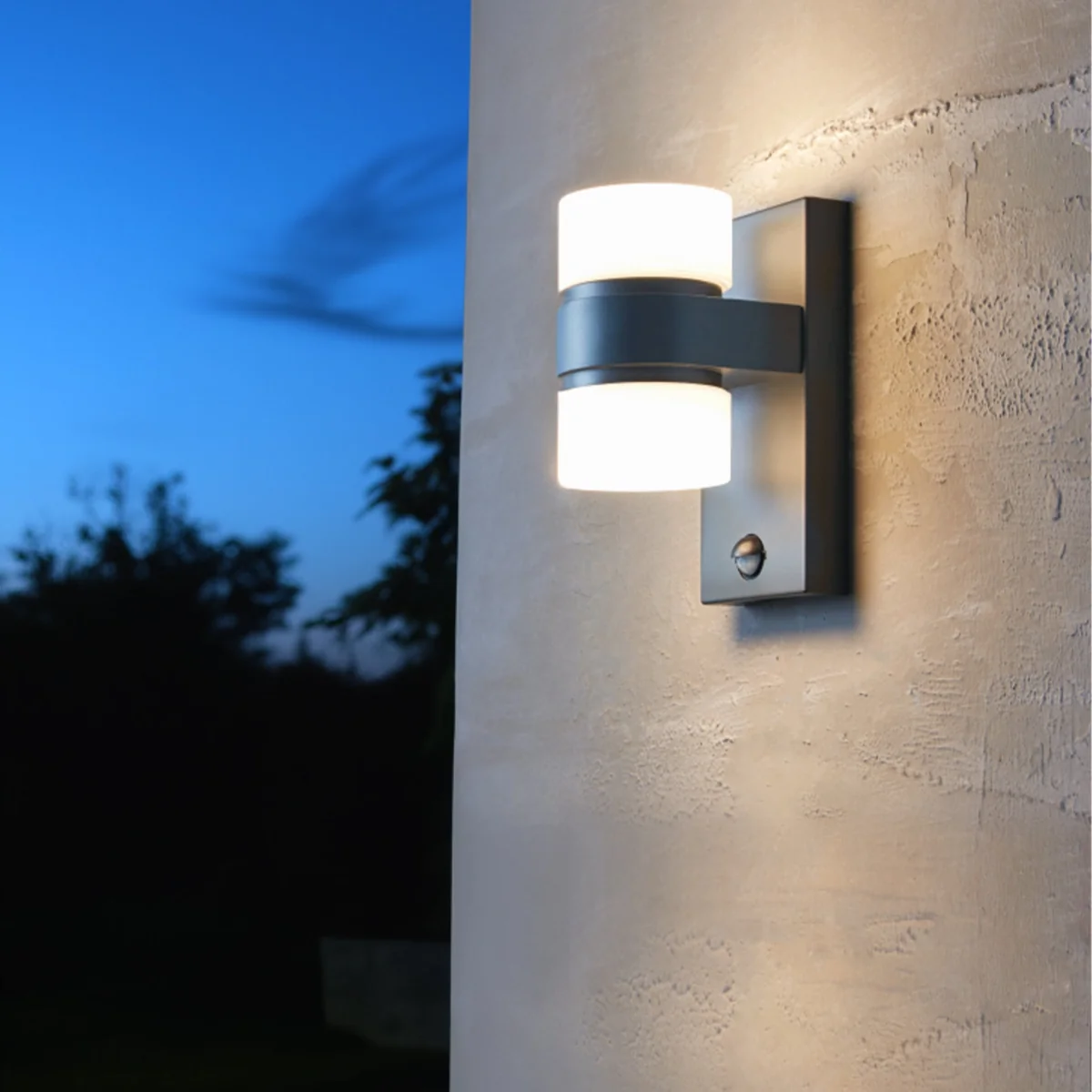 Atollari 2-Light Grey LED Outdoor Wall Light – image 2