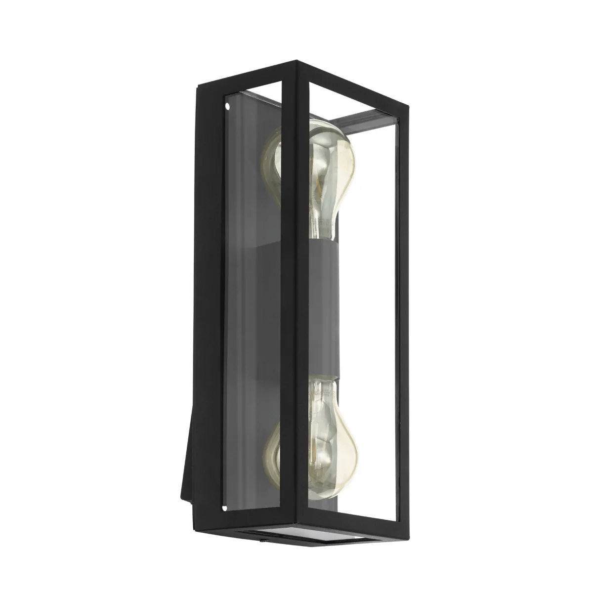 Alamonte 2-Light Black Outdoor Wall Light – image 2
