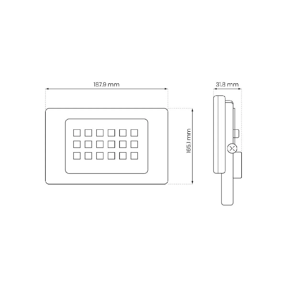 LED Floodlight 50W 4000K – image 5