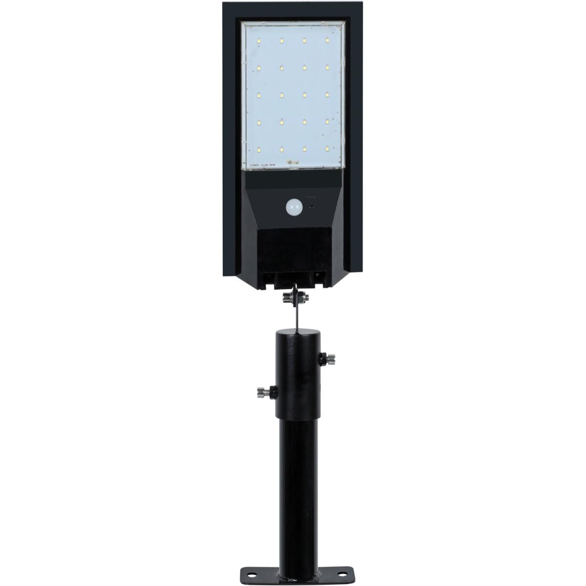 Outdoor 9W Solar LED Wall or Post Light - Black – image 3