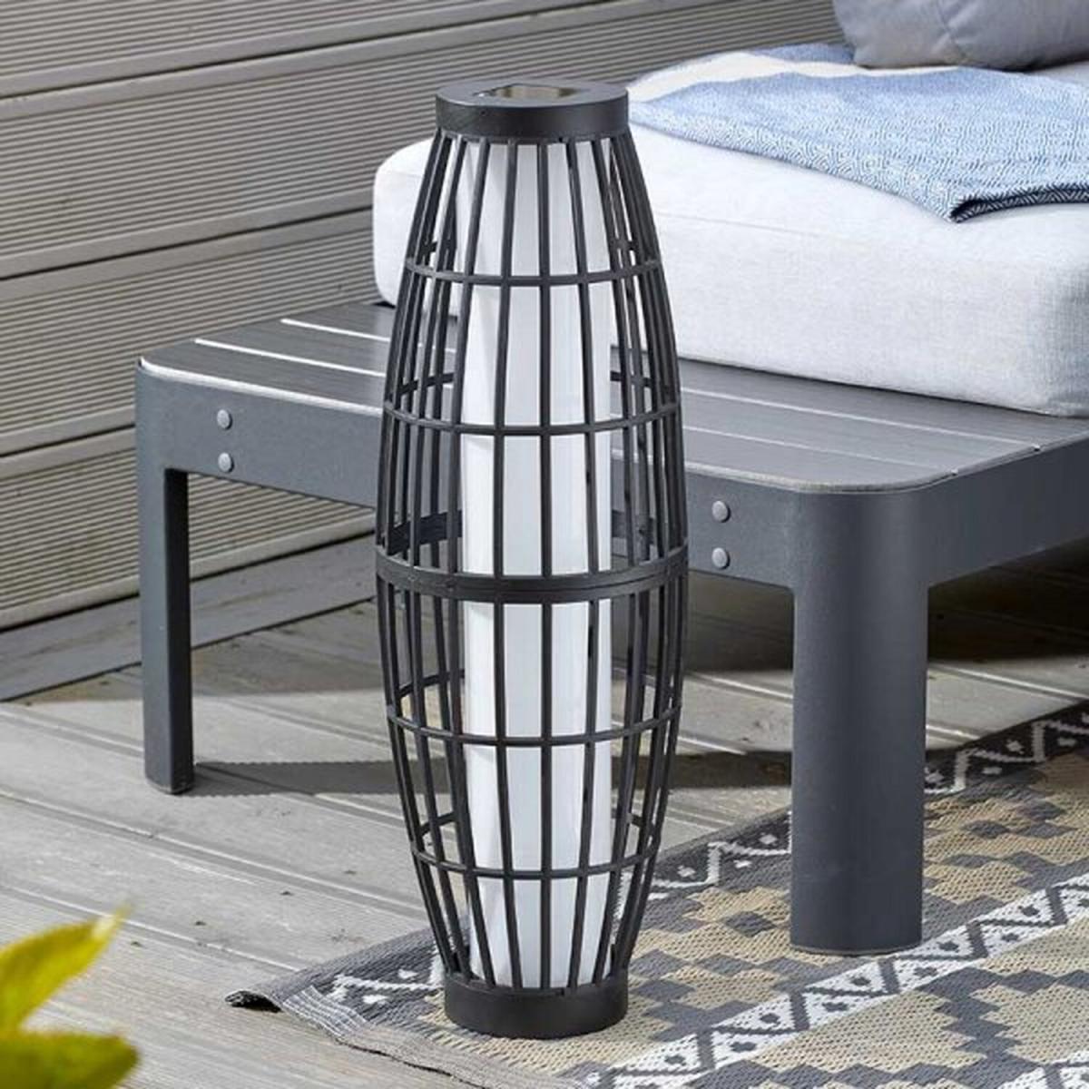 Conga Patio Solar Powered Lantern - Black – image 3